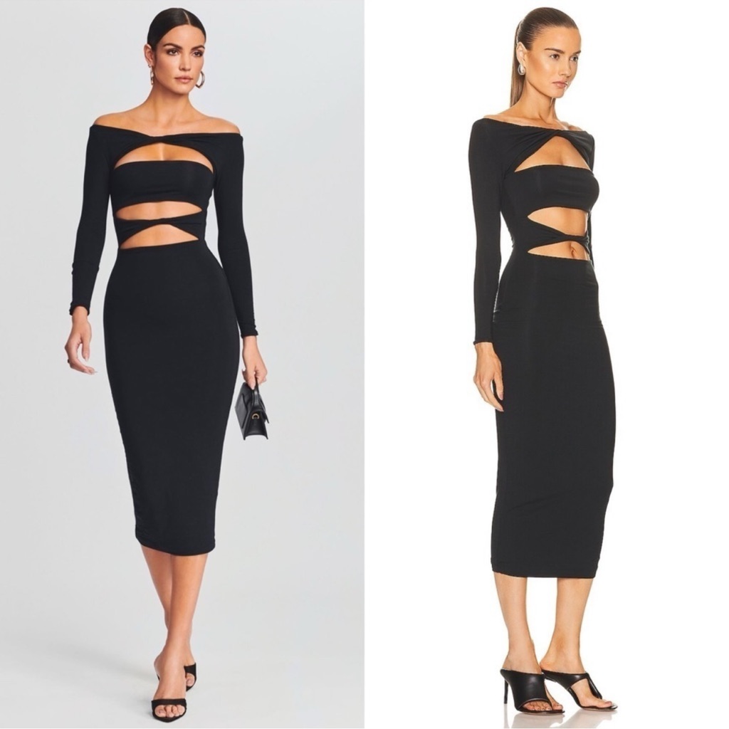 Ser.O.Ya Long Sleeved Black Dress